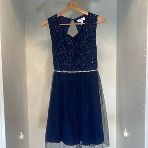 EUC Speechless Kids Navy Dress Size 14.5